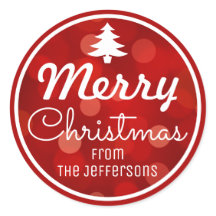 Rode Bokeh achtergrond aangepaste kerst