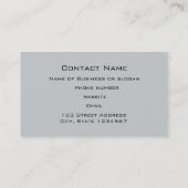 Rode Bokshandschoenen Illustratie Visitekaartje (Achterkant)