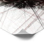 rode bomen 1 grote digitale foto poster (Hoek)