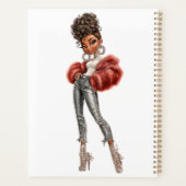 Rode Bont Glam Girl Planner (Achterkant)
