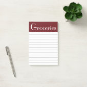 Rode Boodschappenlijst Post It Notities Post-it® Notes (Kantoor)