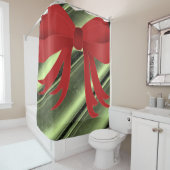 rode boog groen zwart douchegordijn (In situ)
