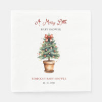 Rode boog kerstboom vrolijk klein Baby shower