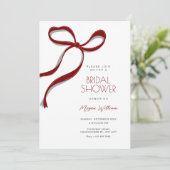 Rode boog vrijgezellenfeest kaart (Staand voorkant)