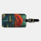 Rode boom bagagelabel (Voorkant horizontaal)