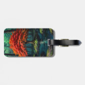 Rode boom bagagelabel (Achterkant horizontaal)