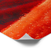 Rode Boom op Rode Veld Poster (Hoek)