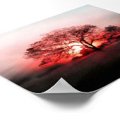 Rode boom poster (Hoek)