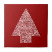 Rode boom tegeltje (Voorkant)