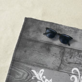 Rode boom van de Gepersonaliseerde Beach Towel van Strandlaken (In situ)