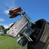 Rode boom van het hart Gepersonaliseerd Golfhoofd  Golfheadcover