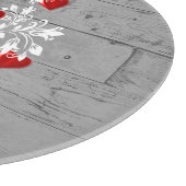 Rode boom van het hart Gepersonaliseerd snijvlak Snijplank (Hoek)