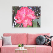 Rode boombloem canvas afdruk (Insitu (Woonkamer))