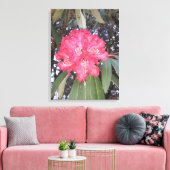 Rode boombloem canvas afdruk (Insitu (Woonkamer))