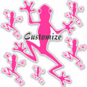 Rode boomkikker Thunder_Cove Sticker (Voorkant)