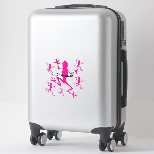 Rode boomkikker Thunder_Cove Sticker (Koffer)