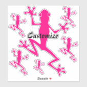 Rode boomkikker Thunder_Cove Sticker (Vel)