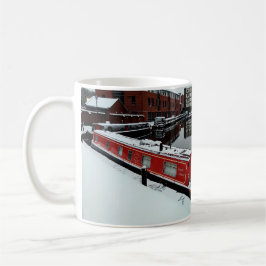 Rode boot koffiemok