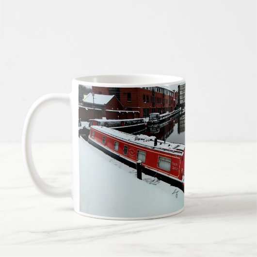 Rode boot koffiemok (Links)