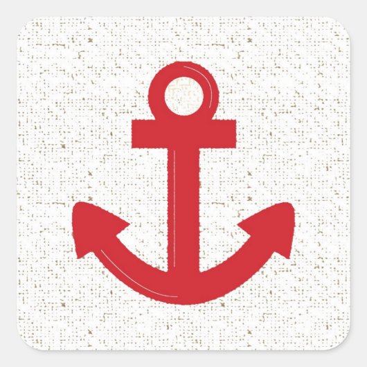 Rode bootankerplaats voor noodlijdende stickers (Voorkant)