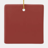 Rode boothuis op Seneca Lake Keramisch Ornament (Achterkant)