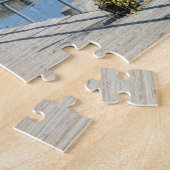 Rode boothuis op Seneca Lake Legpuzzel (Zijkant)