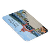 Rode boothuis op Seneca Lake Magneet (Rechterzijde)