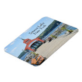 Rode boothuis op Seneca Lake Magneet (Linkerzijde)