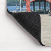 Rode boothuis op Seneca Lake Muismat (Hoek)