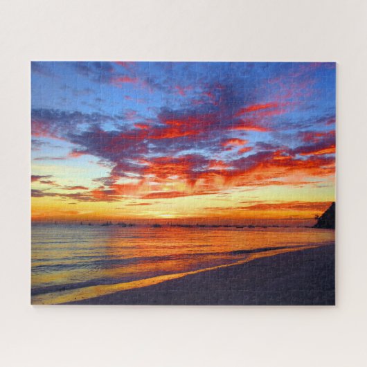rode boracay legpuzzel (Horizontaal)