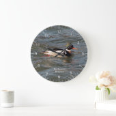 Rode Borst Merganser klok (Huis)