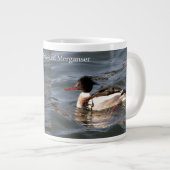 Rode borst Merganser mok (Voorkant rechts)