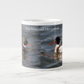 Rode borst Merganser mok (Voorkant)