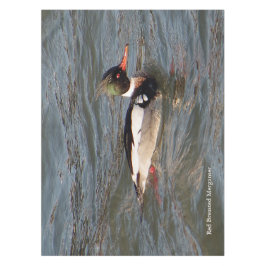 Rode Borst Merganser tafelkleed