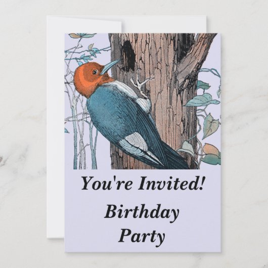  rode borstelboom kaart (Voorkant)