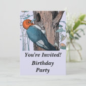  rode borstelboom kaart (Staand voorkant)