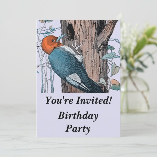  rode borstelboom kaart (Staand voorkant)