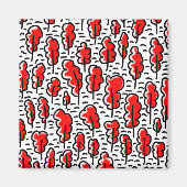 Rode Bos Magneet (Voorkant)