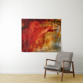 Rode bossen wandkleed (In Situ (horizontaal))