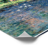 Rode boten, Argentijnse, kunst van het impression Poster (Hoek)