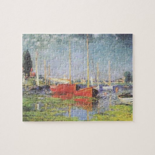 Rode boten bij Argentijnse Puzzle Legpuzzel (Horizontaal)