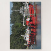 Rode boten legpuzzel (Verticaal)