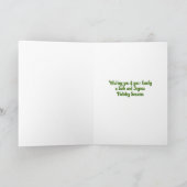 Rode Bottlebrush Australische Kerstvakantie Greet Feestdagen Kaart (Binnen)