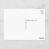 Rode Bourgogne Dank u Wijnglazen bruiloft Briefkaart (Achterkant)