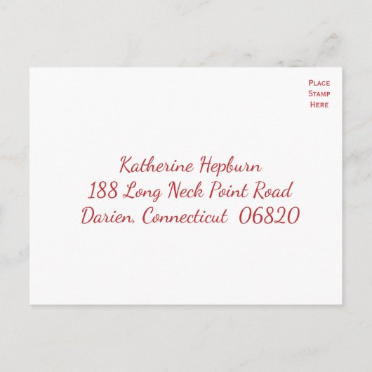 Rode Bourgondië RSVP Giraffe Huwelijksliefde Uitnodiging Briefkaart (Achterkant)