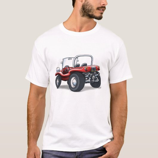 rode bovenbuggy t-shirt (Voorkant)