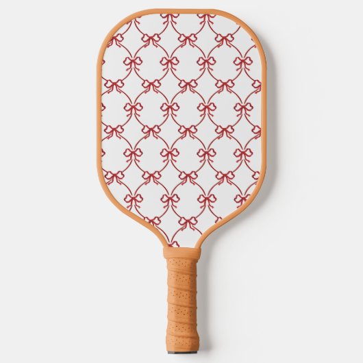 Rode Bow Pickleball Paddle (Voorkant)