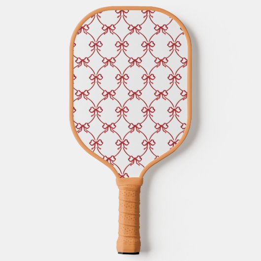 Rode Bow Pickleball Paddle (Achterkant)