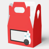 Rode Bowling Favor Boxen Bedankdoosjes (Geopend)