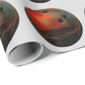 Rode Bowlingbal Aanpassen Cadeaupapier (Rol Hoek)
